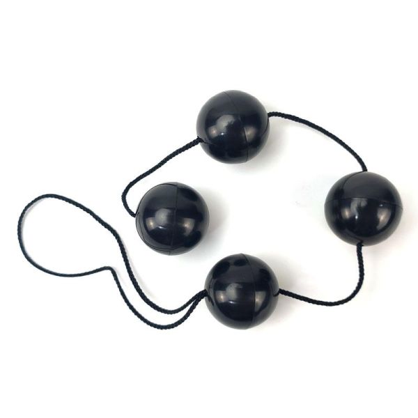 A-Gusto bolas chinas con cadena (negro)
