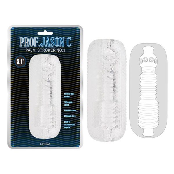 Chisa Male Masturbator Palm Stroker No. 1 - 4,9" Transparente