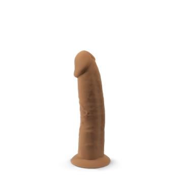 SilexD dildo de silicona de doble densidad Mod. 2 - 6" caramelo