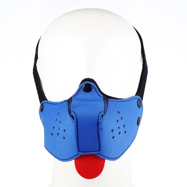 A-Gusto máscara de cachorro de neopreno (azul)