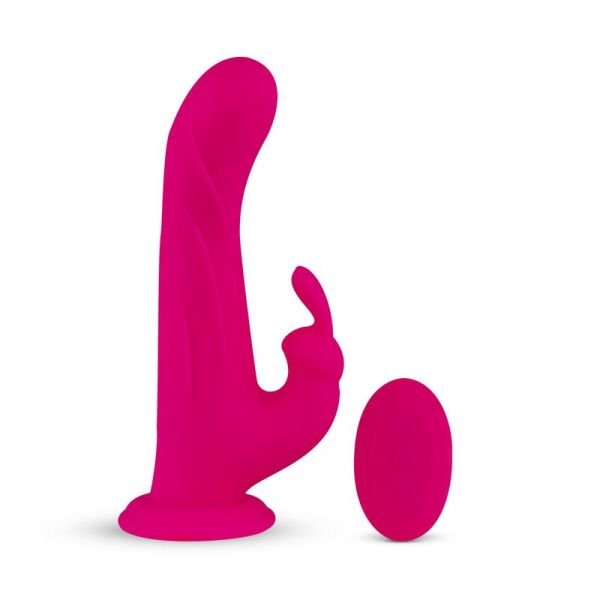 FeelzToys Whirl-Pulse vibrador y rotador con mando a distancia