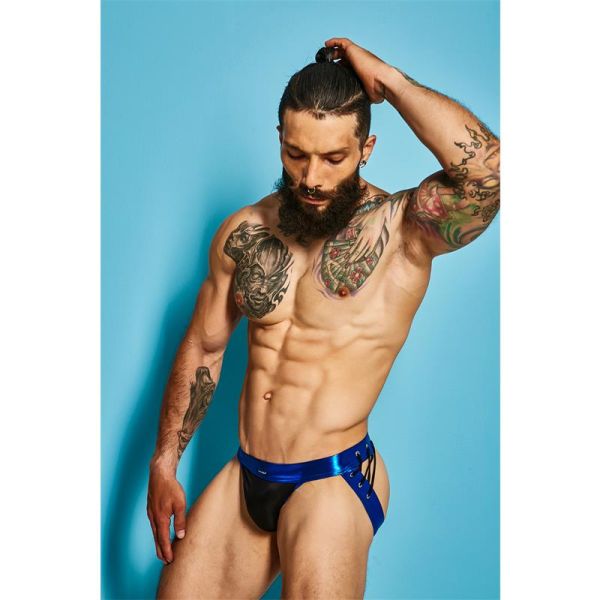 Cut4men C4M14 Desire jockstrap azul polipiel