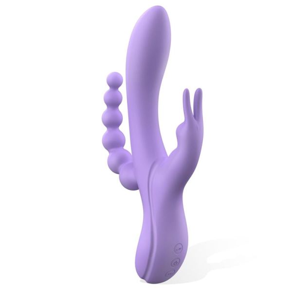Engily Ross Lindsay vibrador con cadena anal, silicona líquida