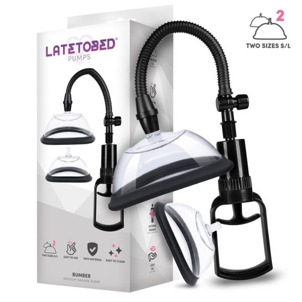 LateToBed Bumber Manual Vacuum Vagina Pump 2 Cups