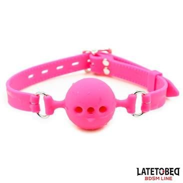 LateToBed Breathable Silicone Ball Gag M - 4.5 cm