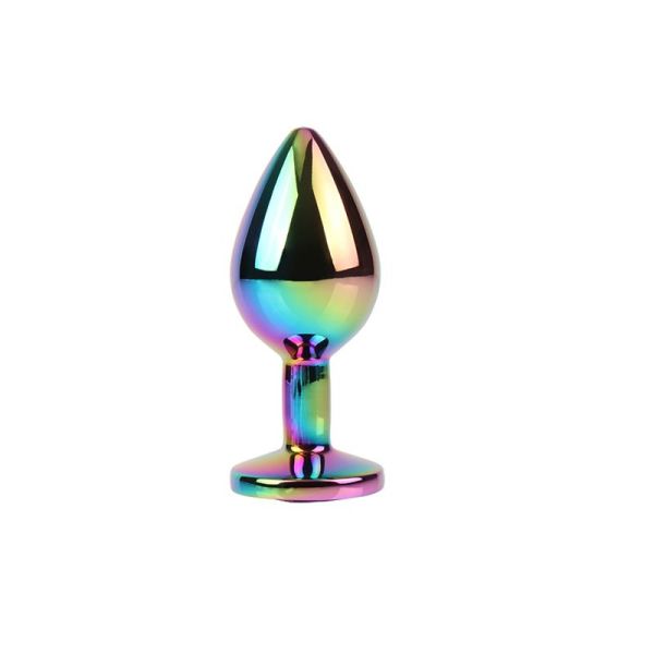 Plug Anal Multicolor con Joya Chisa Rainbow Gem