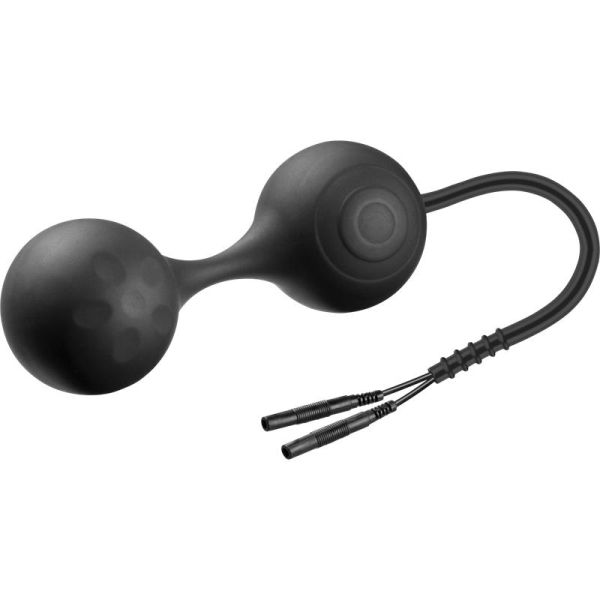 ElectraStim Lula Ejercitador de bolas Kegel de silicona Negro