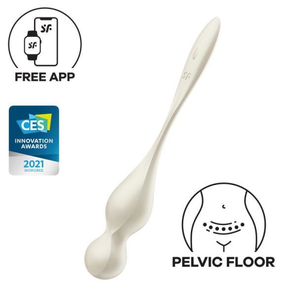 Bolas chinas Satisfyer Love Birds 1 (blancas)