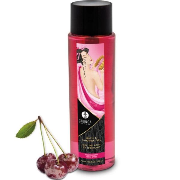 Shunga gel de baño y ducha cereza helada