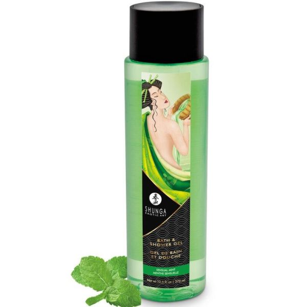Shunga gel de baño y ducha menta sensual 370 ml