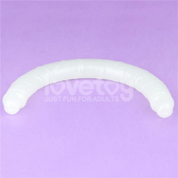 Lovetoy Double dildo Lumino Blue Light 18.5"