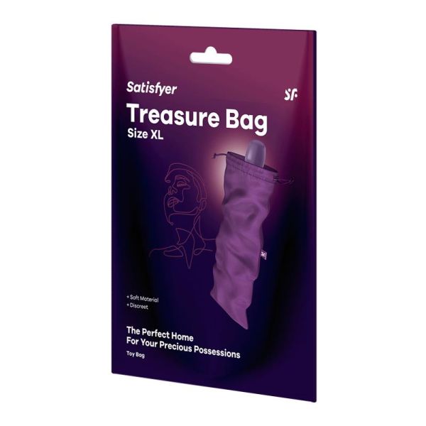 Satisfyer bolsa para juguetes Treasure Bag talla XL (morado)