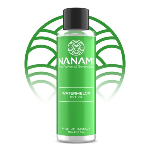 Nanami aceite de masaje caliente sandía con efecto calor
