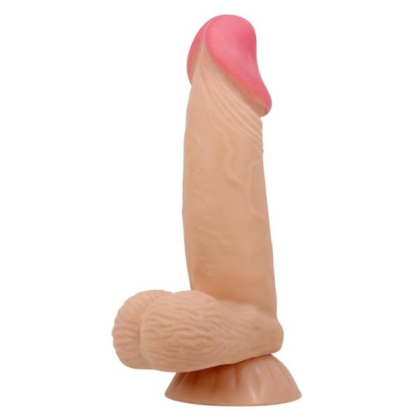Baile Duvall dildo realista con piel deslizante 19,4 cm