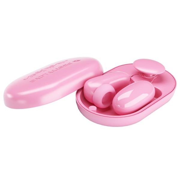 Pretty Love Magic Box huevo vibrador y estimulador de golpeteo