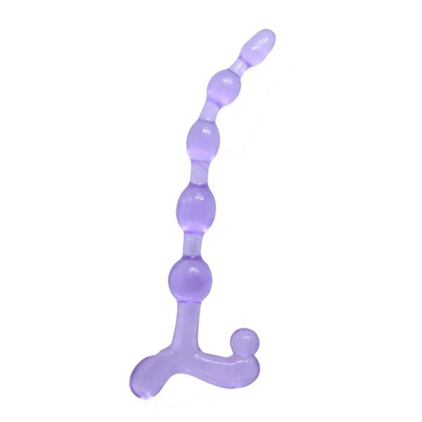 Baile Bendy Twist bolas anales (morado)