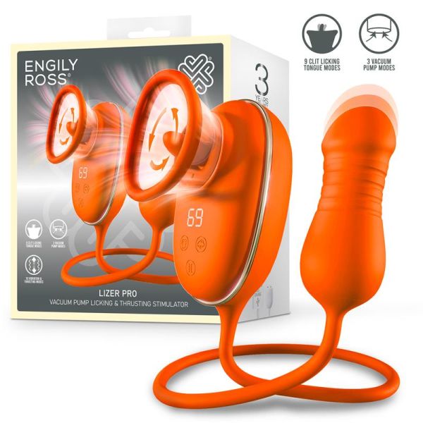 Engily Ross Lizer Pro estimulador con lengua oscilante y vacío