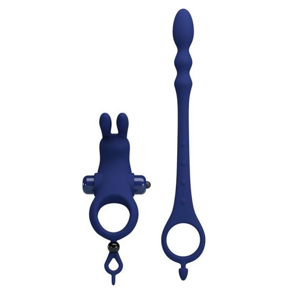 Pretty Love anillo vibrador para el pene con cadena anal