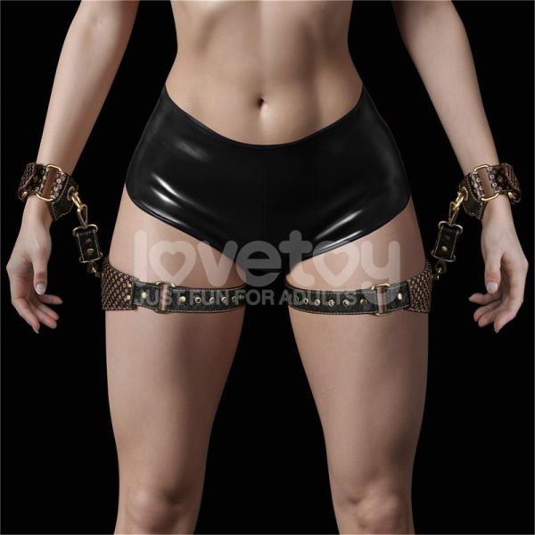 Lovetoy Rebellion Reign set de esposas para muslos