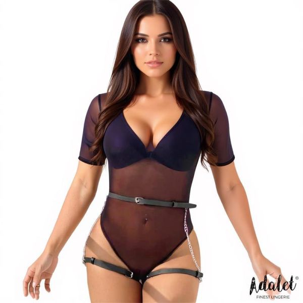 Adalet Lingerie Oriana arnés de glúteos con cadena, talla única