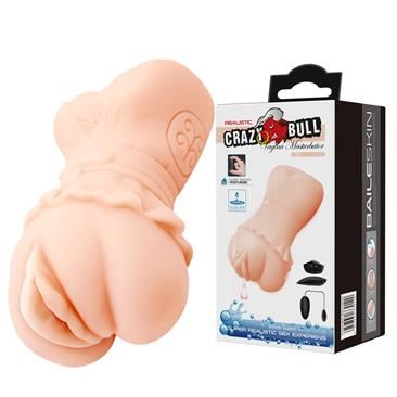 Crazy Bull Masturbador Vaginal Realista con Vibración