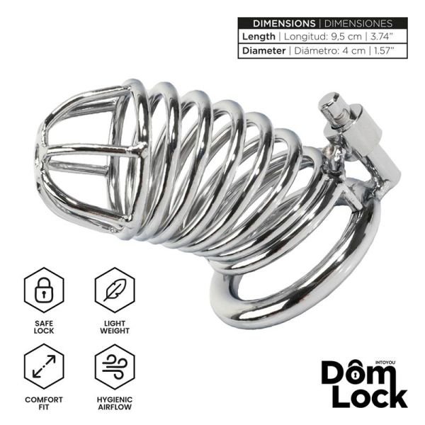 Domlock Warden jaula de castidad talla S