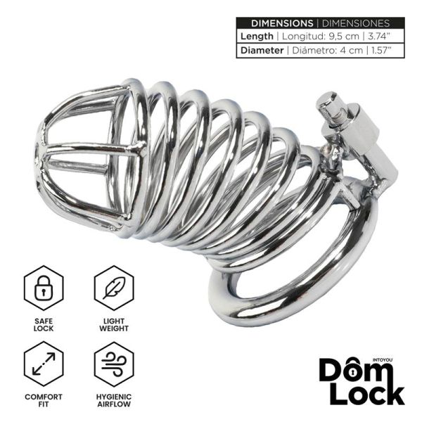 Domlock Warden jaula de castidad talla S