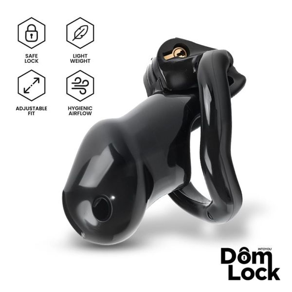 Domlock Guard jaula de castidad con cerradura interna talla S