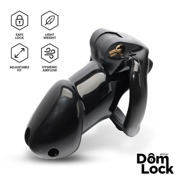 Domlock Guard jaula de castidad con cerradura interna talla M