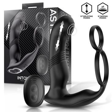 IntoYou Astex Masajeador de Próstata con Embestida, Golpeteo y Cockring
