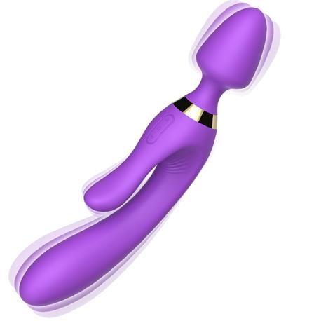 Urban Sky Vibrador Doble con Varita Masajeadora y Punto G, Morado