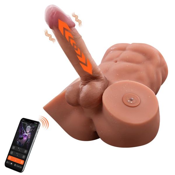 XISE Gretel medio torso con dildo desmontable