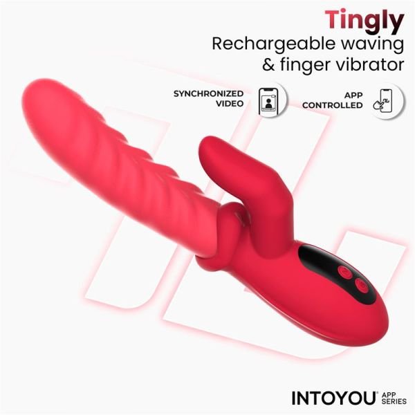 IntoYou Tingly Vibrator with Finger, Waving and App
