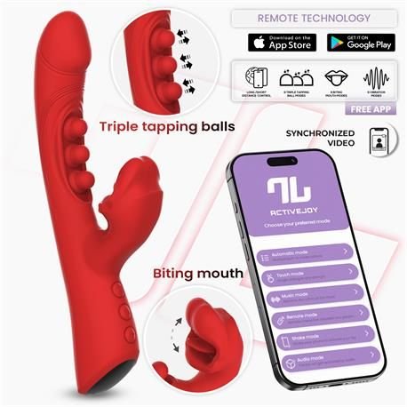 IntoYou Trixy Vibrator with Tapping, Biting and App
