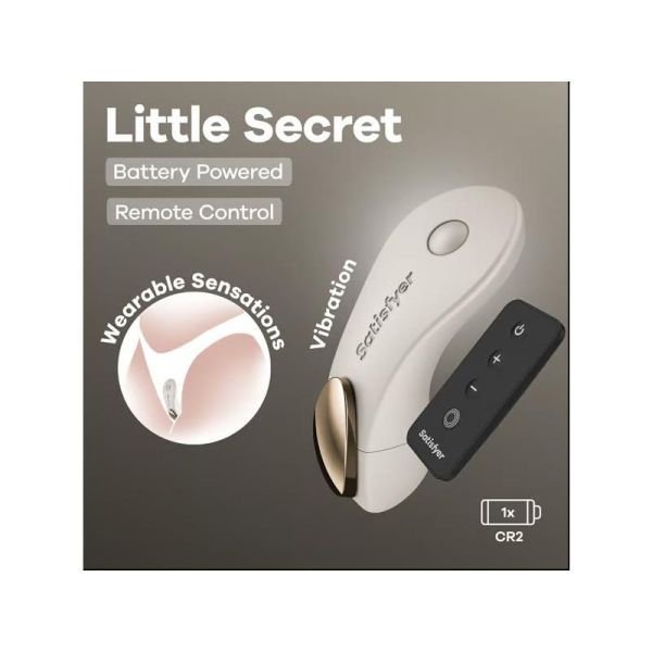 Satisfyer Little Secret Panty Stimulator Battery Series (Grey)