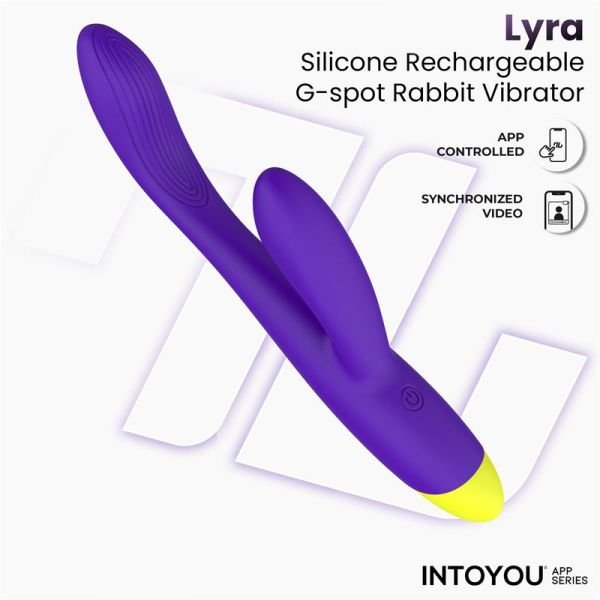 IntoYou Lyra vibrador rabbit punto G (morado)