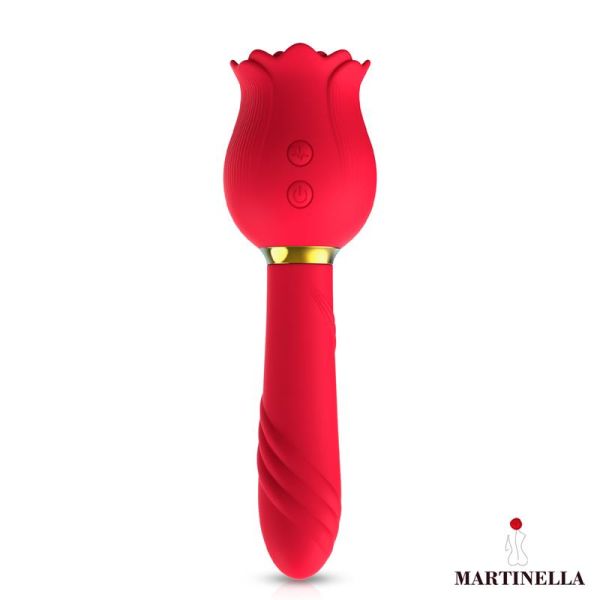 Martinella Rose con Succión y Vibración 2 en 1