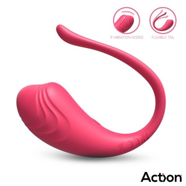 Action Luvia huevo vibrador (rosa)