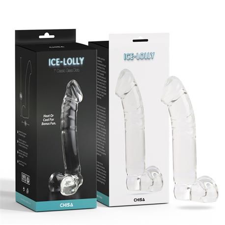 Chisa dildo de cristal realista 6,9"