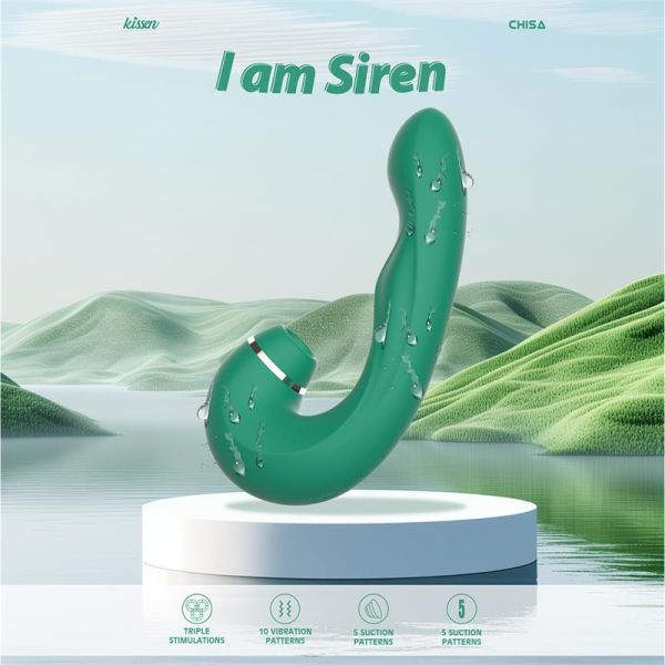 Chisa Siren Vibe succionador de clítoris con vibrador de golpeteo