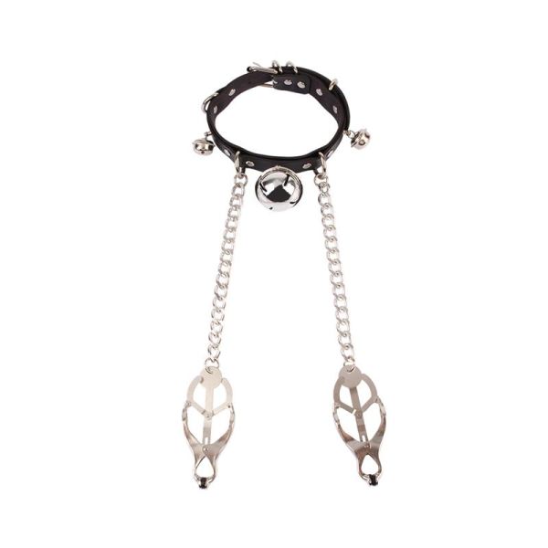 Collar Chisa Master Control con pinzas para pezones