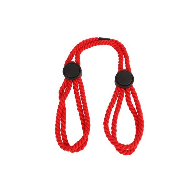 Esposas Bondage Algodón Chisa Rojo Restricciones