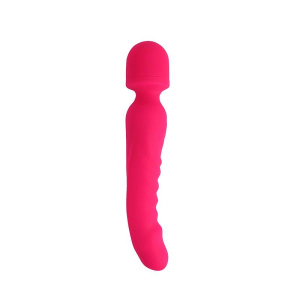 Chisa Pleasure Spreader Vibrador Varita con Modo Calor, Rosa