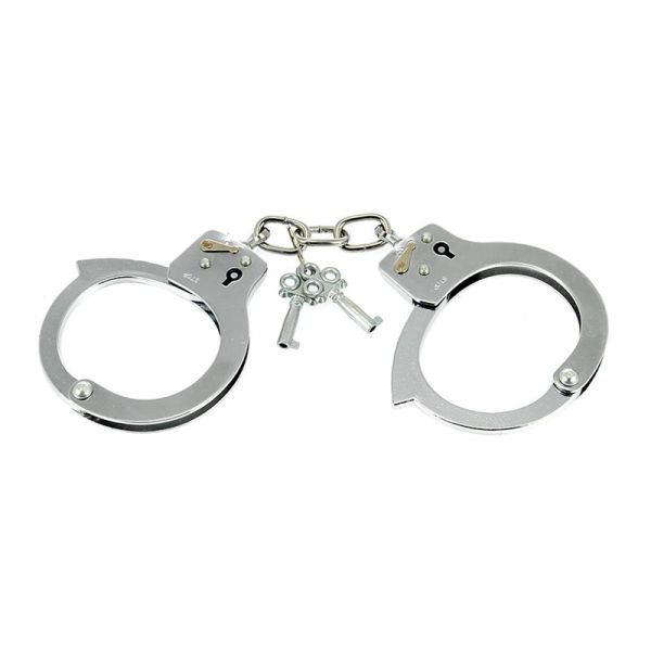 Bondage Play esposas de metal ajustables