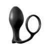 Anal Fantasy Collection Ass-Gasm Cockring Advanced Plug - Color Negro - Imagen 2