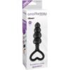 Anal Fantasy Collection Beaded Luv Probe - Color Negro - Imagen 2