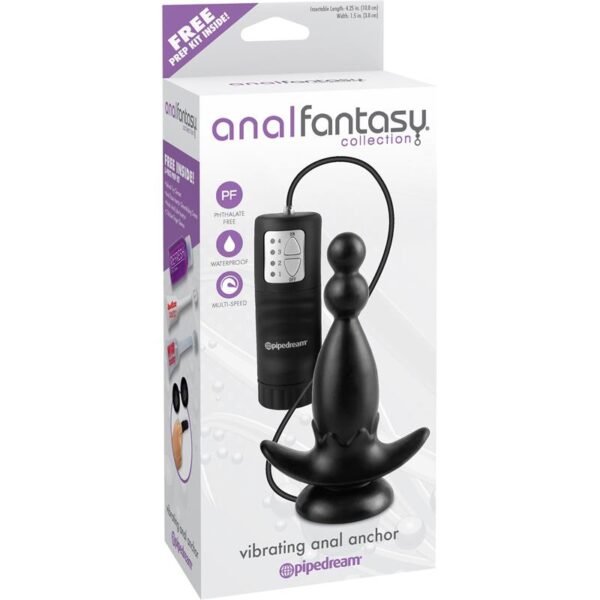 Anal Fantasy Collection Vibrating Anal Anchor-Bla - Imagen 3