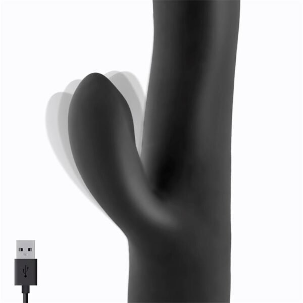 Angus Vibrador con Función de Movimiento Thrusting 2 Motores Silicona USB - Imagen 6