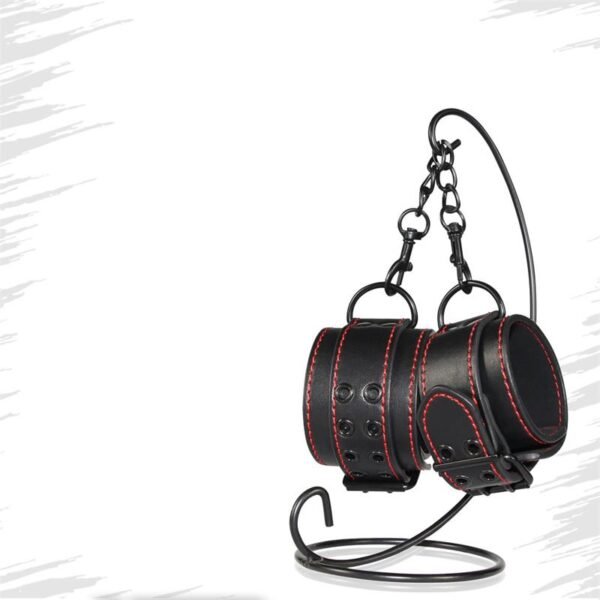 Esposas de Tobillos Bondage Negro - Imagen 4