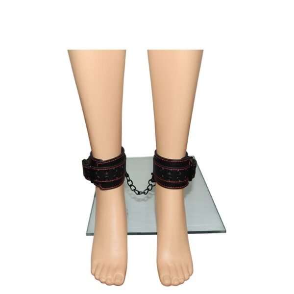 Esposas de Tobillos Bondage Negro - Imagen 6